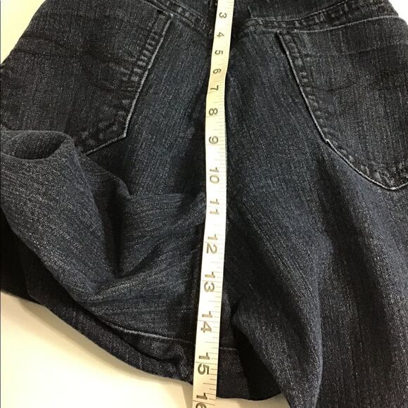 DKNY Denim Jeans High Waist Straight Leg Dark Wash Jeans Size 14 - Picture 8 of 16